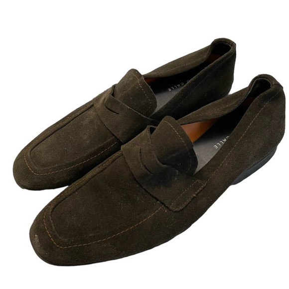 Arturo Calle Other - Arturo Calle Loafer Shoes Mens EU 41 US 8.5 Brown Suede Leather Preppy